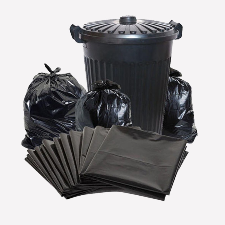 Túi Đựng Rác Có Quai Tự Phân Hủy Sinh Học Màu Đen Bao Rác Bọc Đựng Vệ ...