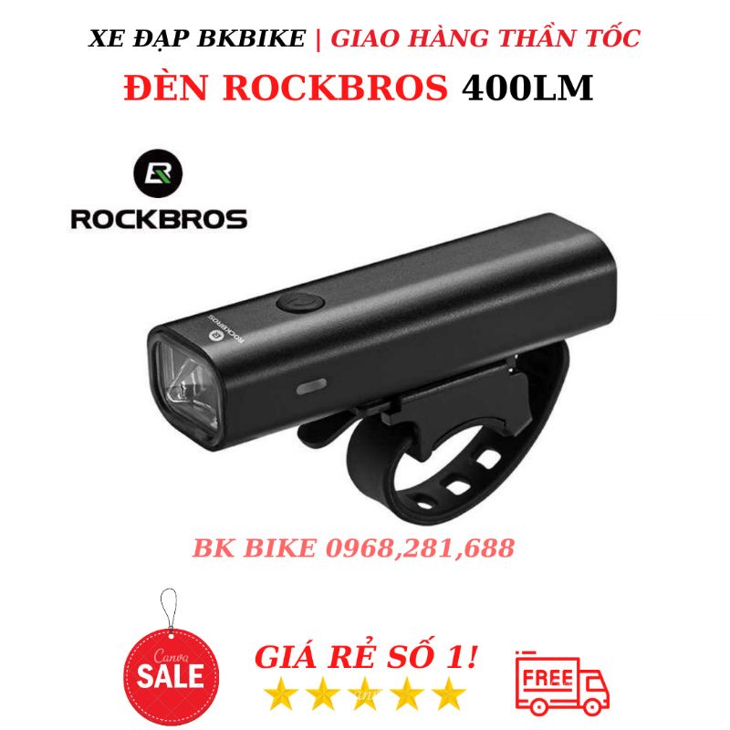 Đèn Xe Đạp Rockbros 400LM | RHL400 | Shopee Việt Nam