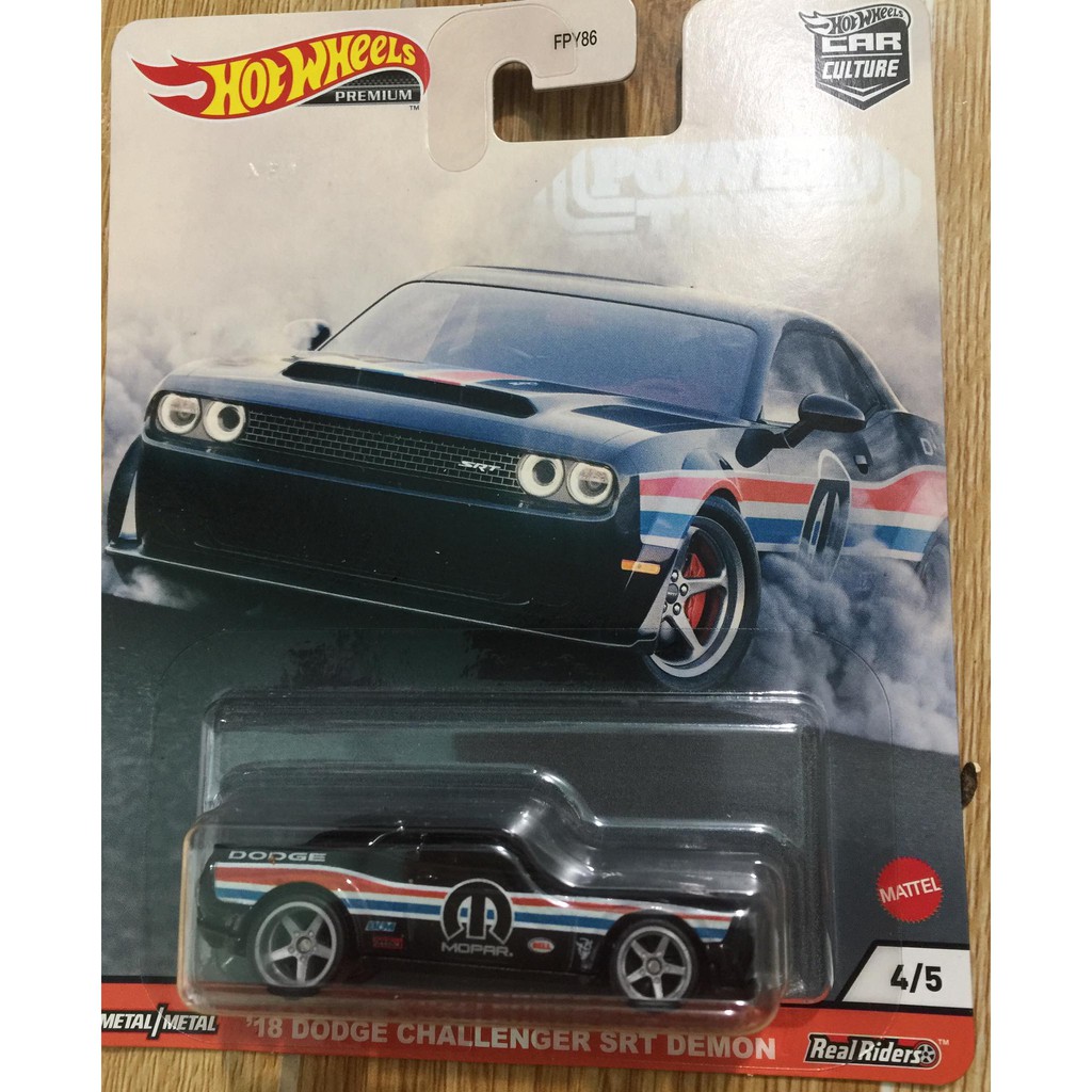 Hot Wheels Car Culture Power Trip 18 Dodge Challenger Srt Demon