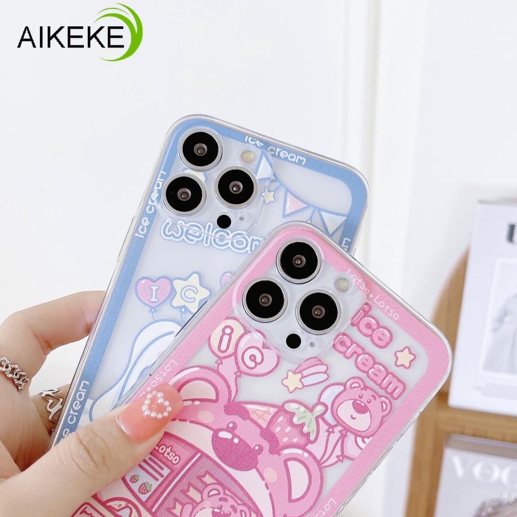 Ốp Điện Thoại TPU Mềm Trong Suốt Hình Gấu Cinnamoroll Cho Samsung Galaxy S22 S21 S20+ Ultra S10 FE Note 20 Ultra 10 Plus Lite 9 8 2020