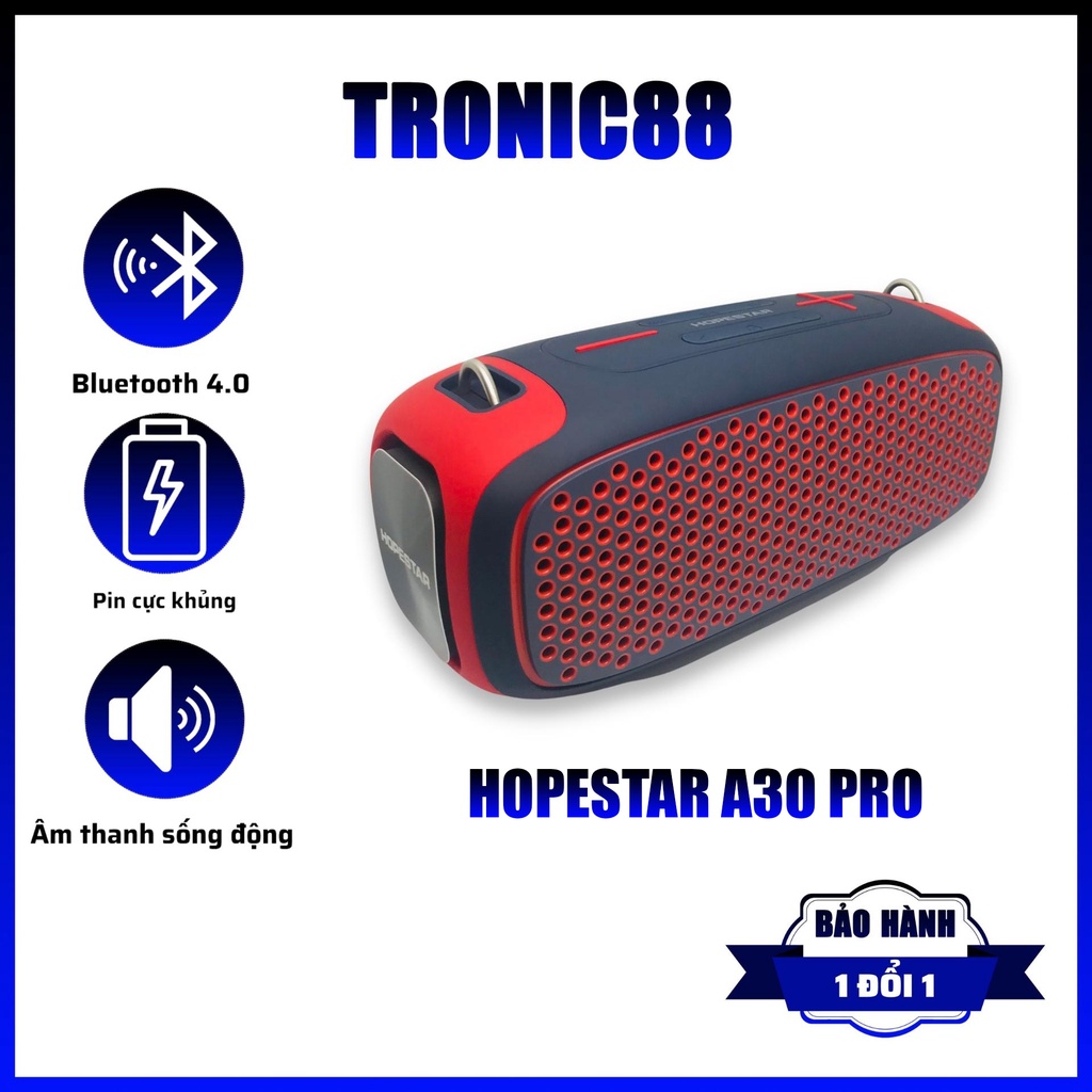 [BH 1 ĐỔI 1] Loa Bluetooth Karaoke Hopestar A30 Pro Chính Hãng Tặng Kèm ...