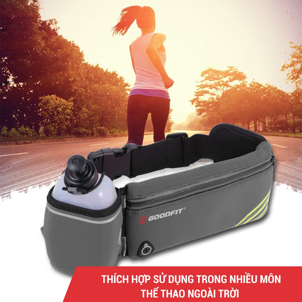 Ảnh Bình nước nhựa cứng thể thao, bình nước chạy bộ 250ml GoodFit GF03RA 2