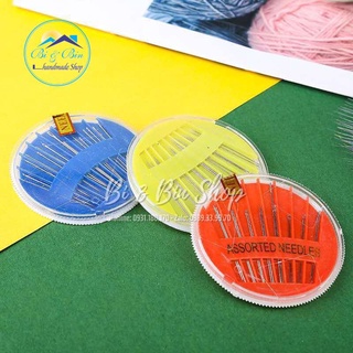 Hộp 24 Kim May Tay, Kim Khâu Gia Đình Nhiều Kích Cỡ Dễ Sử Dụng Khâu Vá, Thêu Thùa