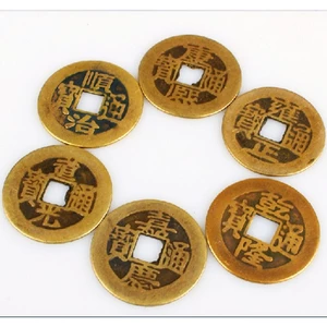 Combo 10 20 Đồng xu âm dương may mắn kích vượng tài lộc gieo quẻ xin đài