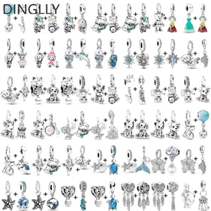 Bộ 2 Mặt Dây Chuyền Xỏ Hạt DIY Hình Động Vật Dễ Thương