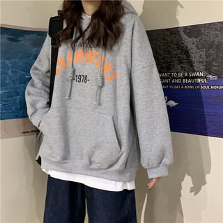 Áo hoodies form rộng phong cách Hàn Quốc