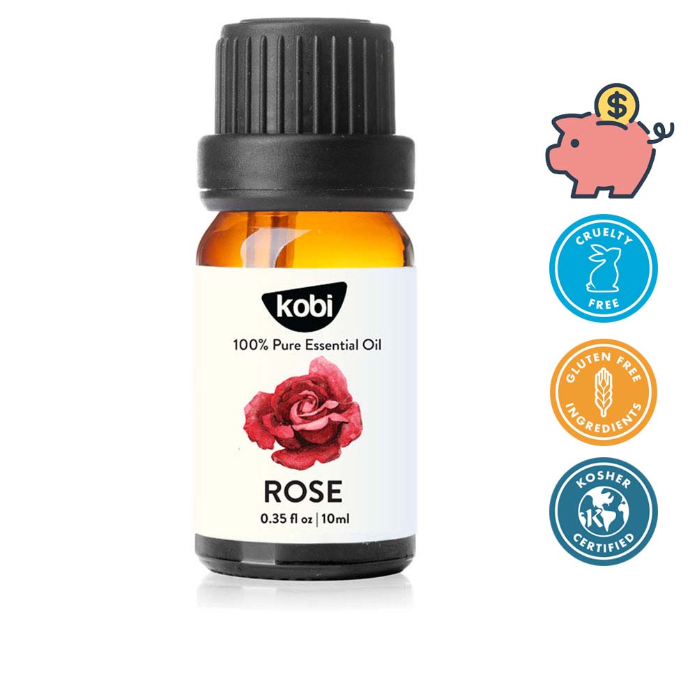 Tinh dầu Hoa Hồng Kobi Rose essential oil giúp làm trắng da, se khít lỗ chân lông - 10ml