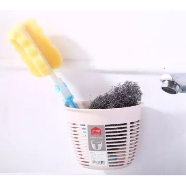 Giỏ nhựa đựng đồ dùng nhà bếp và nhà tắm dán tường