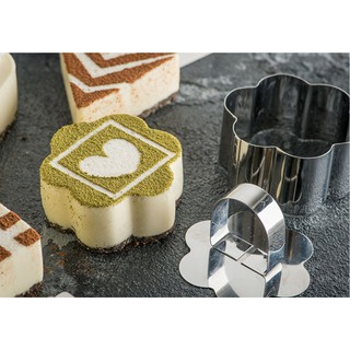 Khuôn Nhấn Tạo Hình Bánh Mousse - Khuôn hoa - Tạo Hình Bánh Xinh Xắn