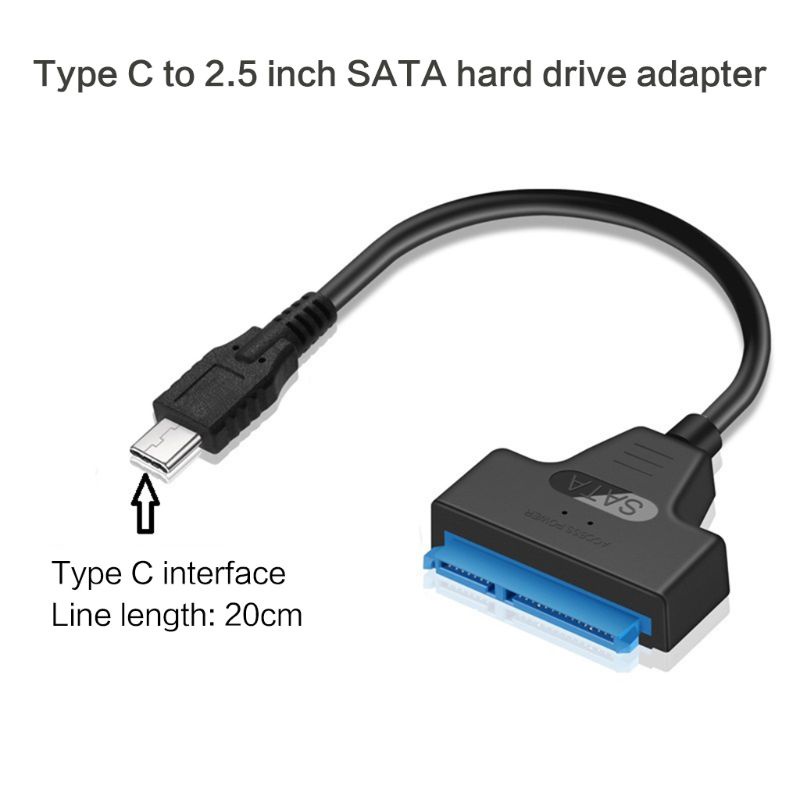 Dây Cáp Chuyển Đổi Usb Type C Sang Inch Sata Cho Ổ Cứng  '' Hdd Ssd