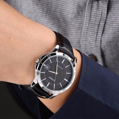 Ảnh Đồng hồ nam dây da Casio MTP-V004L-1AUDF chính hãng 1