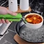Combo 2 cái Kẹp gắp đồ chống nóng inox cán nhựa xanh GN002