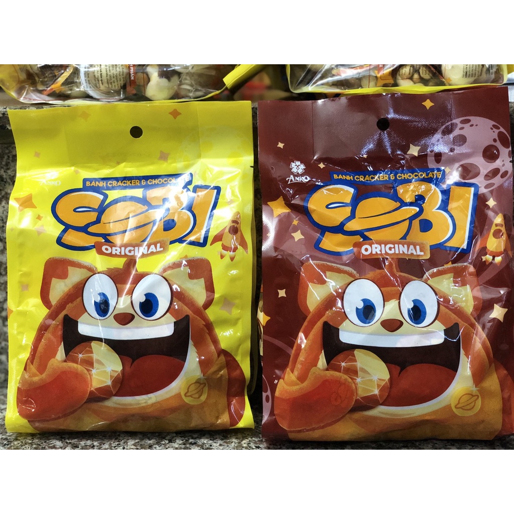 Bánh Cracker & Chocolate SoBi túi 320gr - 29 cái | Shopee Việt Nam