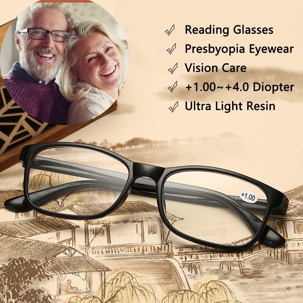 Kính đọc sách AWNGD Nữ + 1.00 ~ + 4.0 Diopter Chăm sóc thị lực nhẹ