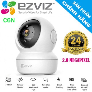 Camera wifi hồng ngoại không dây Ezviz C6N 1080, thẻ nhớ 64G