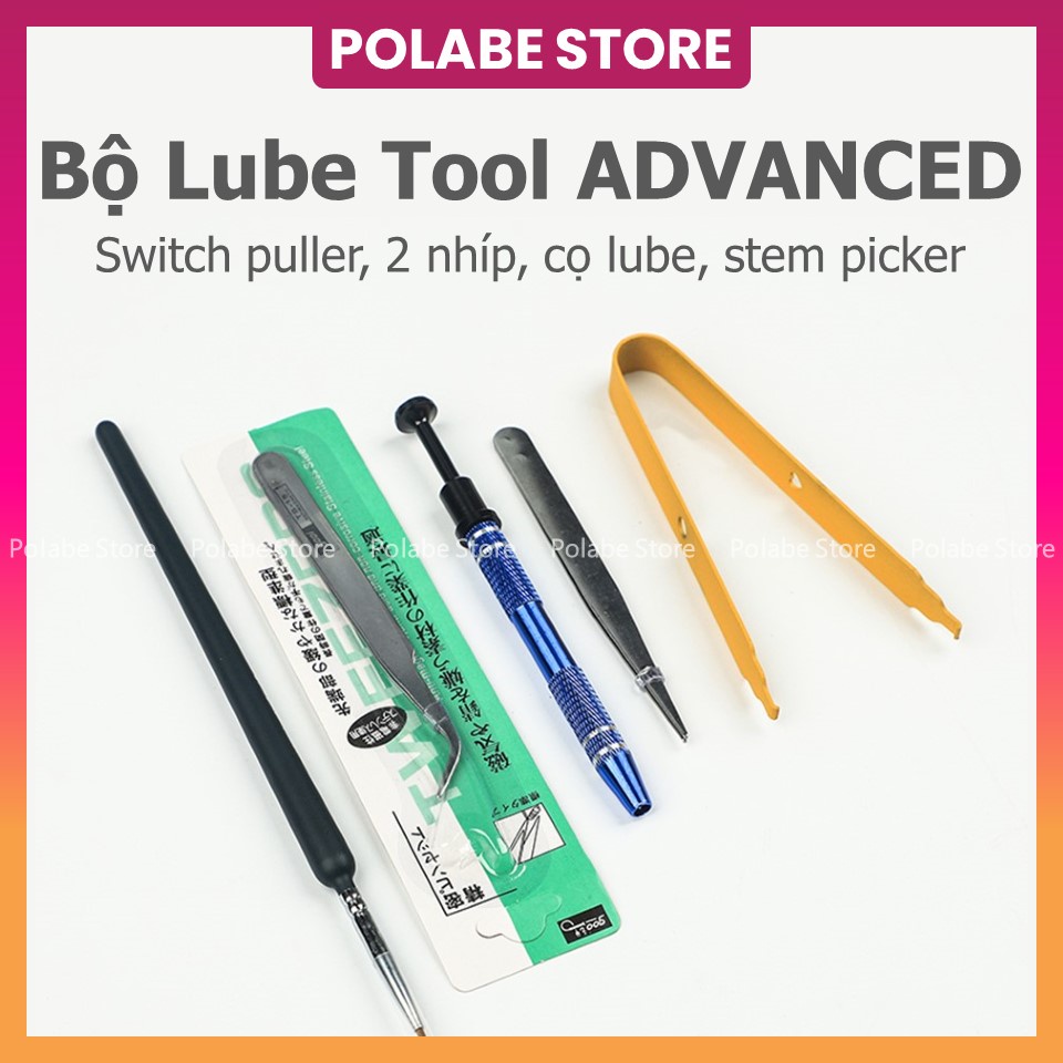 Bộ dụng cụ ADVANCED lube switch, lube stab bàn phím cơ lube tool lube