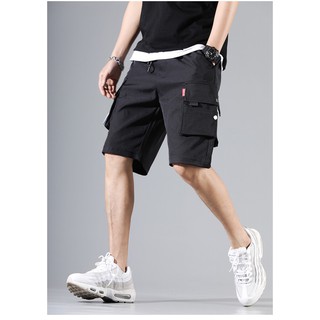 Quần SHORT TÚI HỘP Unisex ,Quân đùi lững khóa dây nai phong cách ulzzang full size C1
