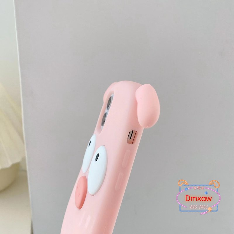 Ốp Điện Thoại Silicon Mềm Hình Chú Heo Cho iPhone 14 Pro Max 14 Plus 13 Pro Max 12 11 Pro Max X XR XS Max 8 7 6 6s Plus SE 2020
