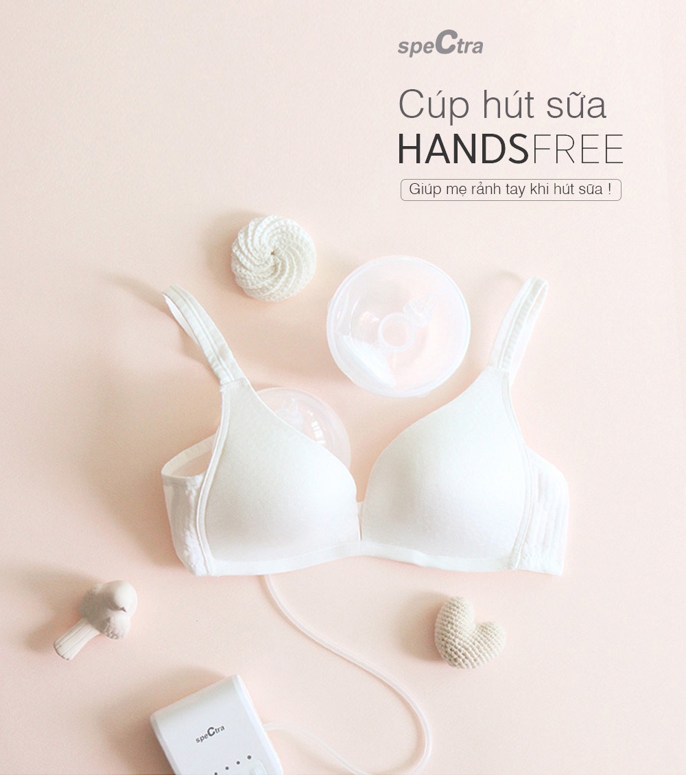 Bộ Cup Hút Sữa Rảnh Tay Spectra Handsfree