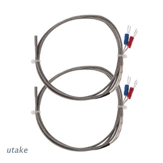 Set 2 cặp nhiệt điện 1m K-Type 0 sang 600 độ đầu dò cảm biến 3x15x1000