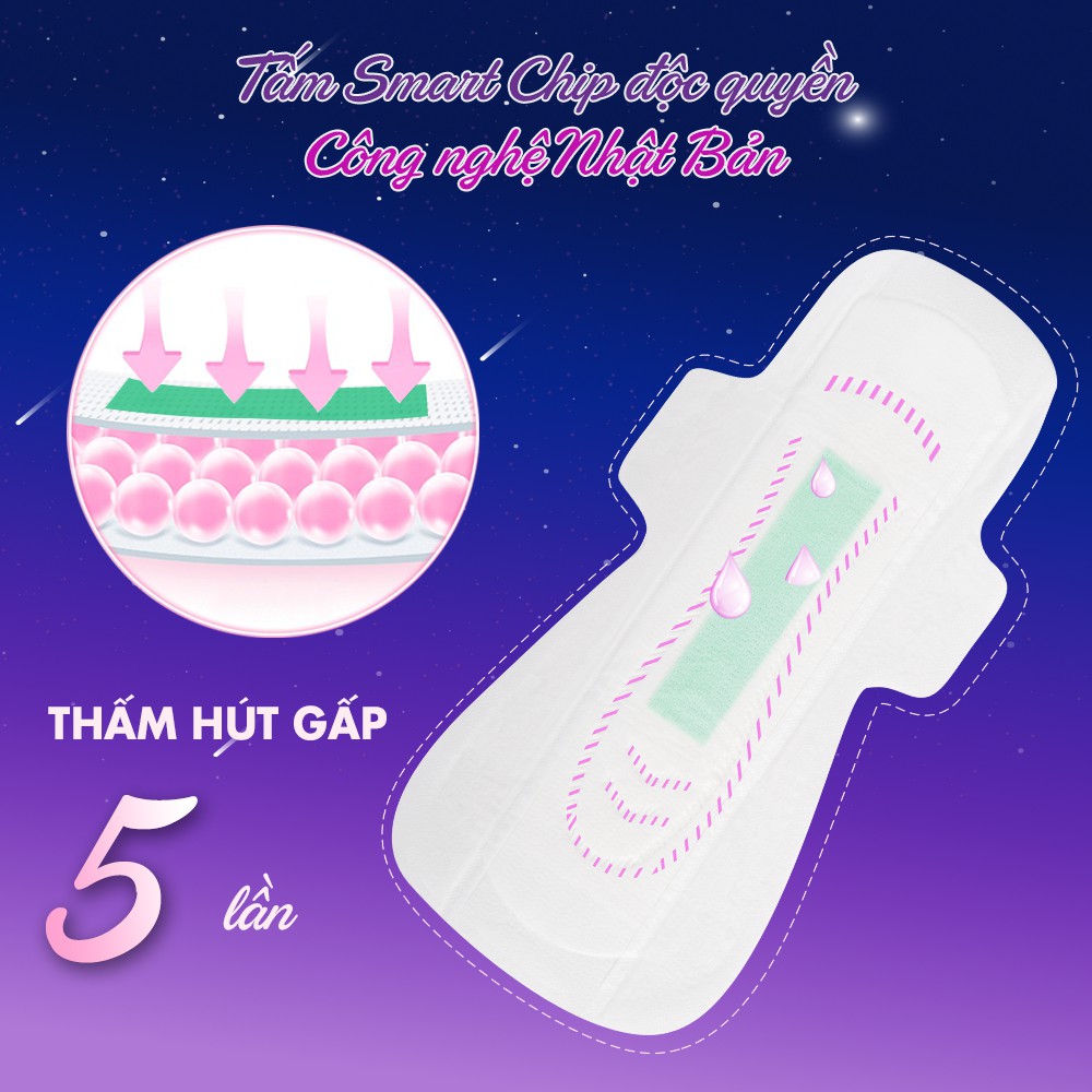 Ảnh Băng vệ sinh thảo dược D&C ban đêm 33.8cm Combo 6 gói 3