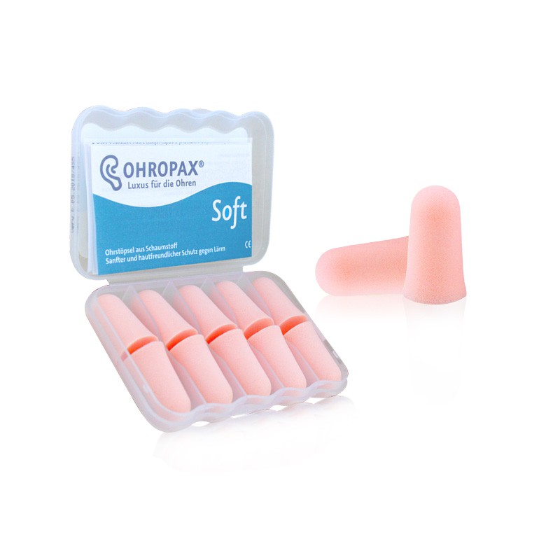 Ảnh Hộp 10 nút bịt tai chống ồn OHROPAX SOFT xuất xứ từ Đức (Siêu mềm mại) 3