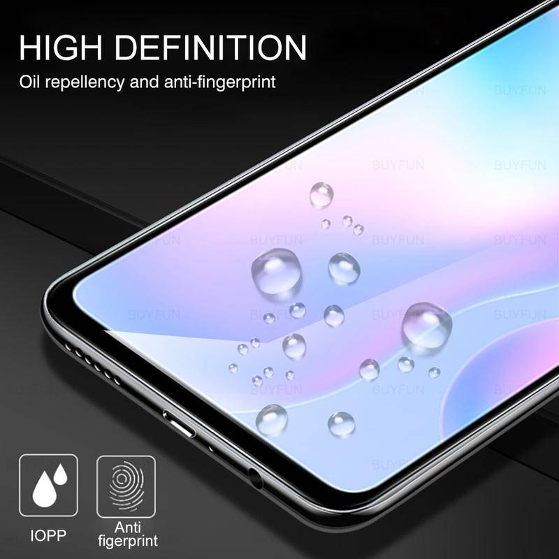Kính cường lực phủ toàn bộ 9D Xiaomi Redmi 10 7A 9 9A 9C 9T Note 11 11S 10 10S 9 9S 7 8 Pro POCO M3 F3 X3 NFC 10T Pro 4G Bảo vệ màn hình