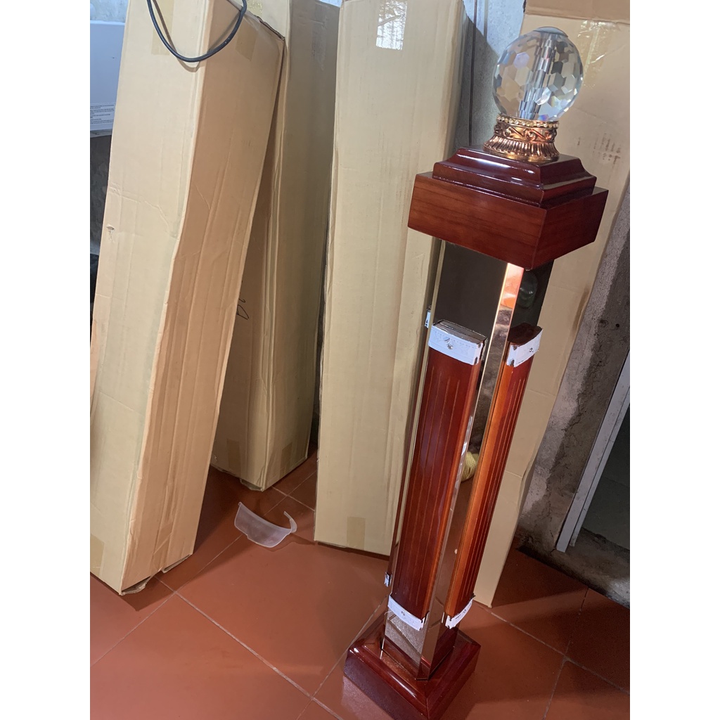 TRỤ CÁI INOX TRỤ CẦU THANG ĐẦU THỦY TINH | Shopee Việt Nam
