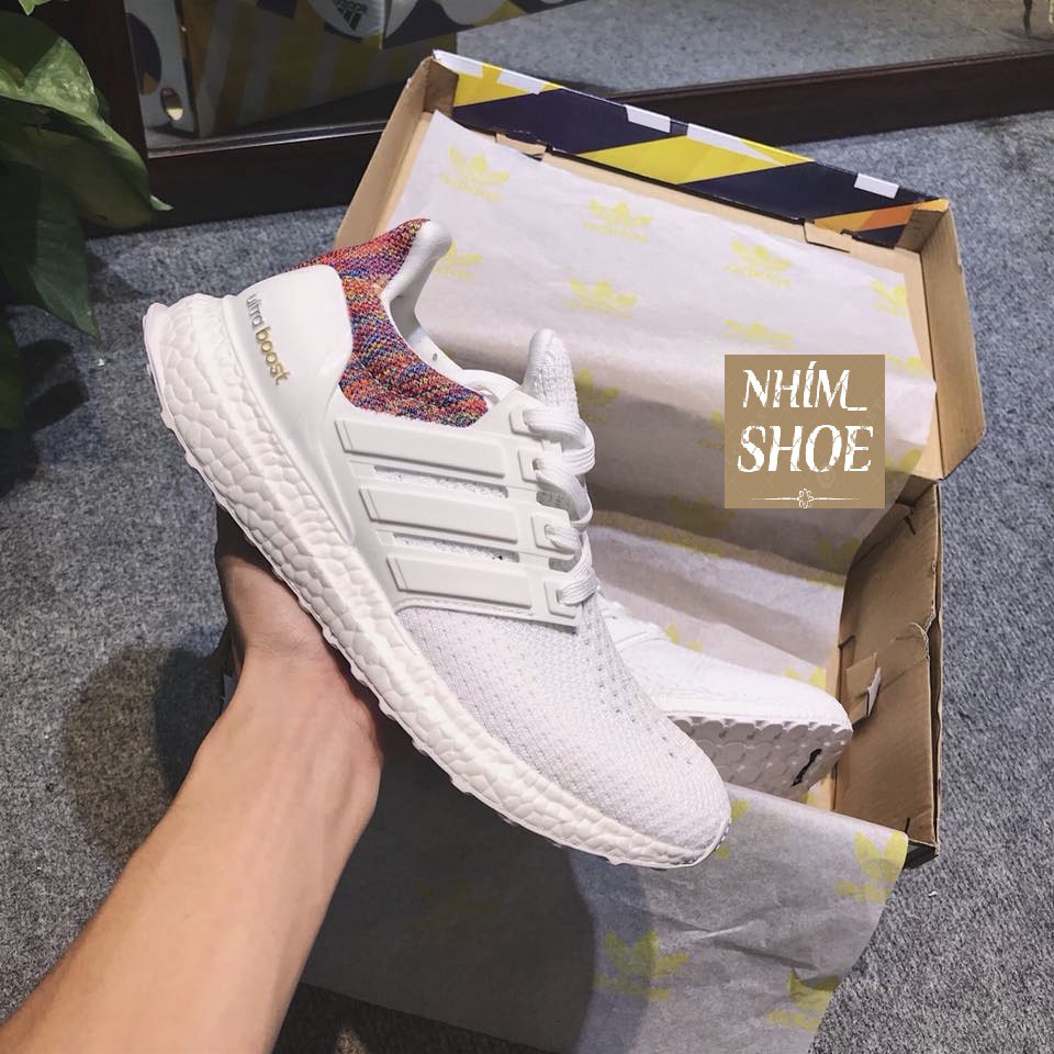 FULL BOX Giay Th Thao ULTRA BOOST RAINBOW White Multicolor Tr ng Got Th C m Shopee Vi t Nam
