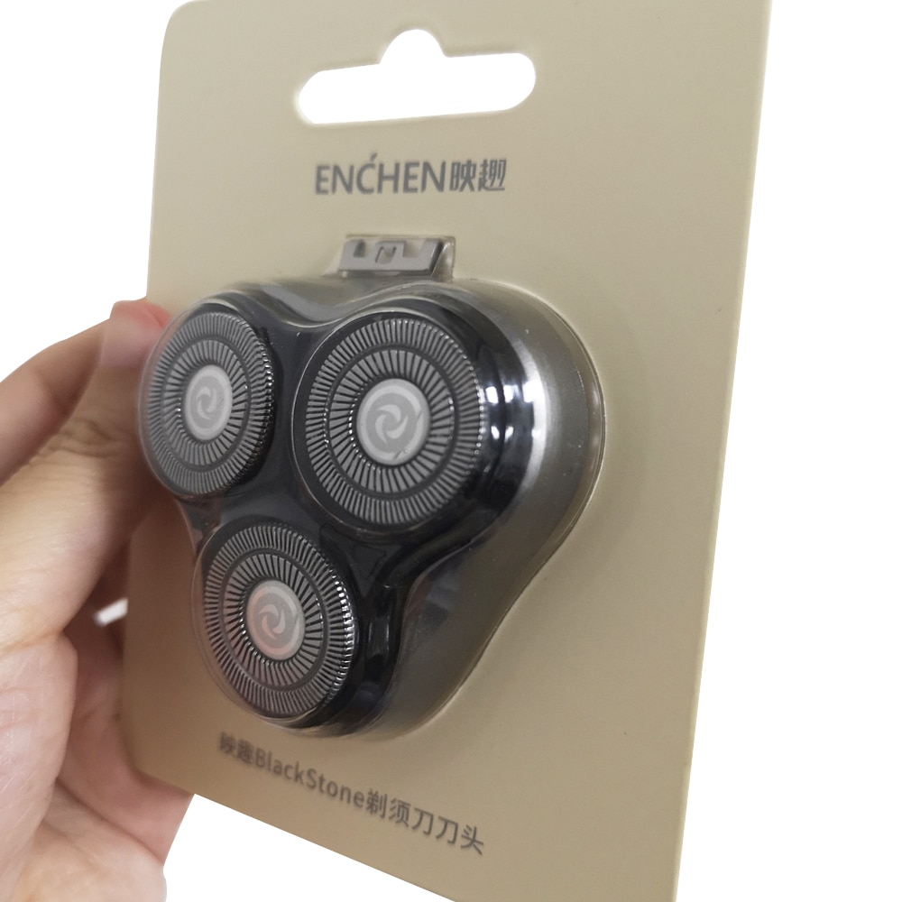 Enchen Chính Hãng Thay Thế Máy Cạo Râu Điện Lưỡi Tripe Làm Việc Với Đá Đen