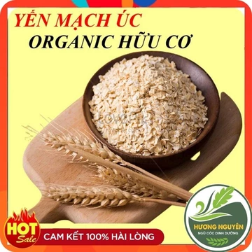 Yến Mạch Organic - Yến Mạch Hữu Cơ Úc Loại Cán Dẹp - Làm Đẹp, Giảm Cân Và Ăn Kiêng - Ngũ Cốc Hương Nguyên
