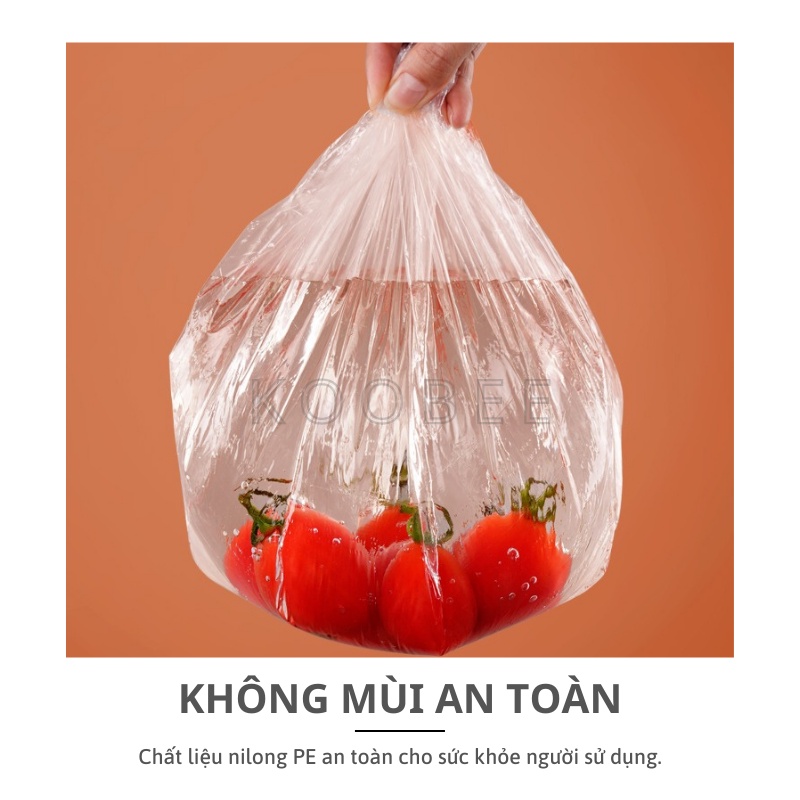 Màng Bọc Thực Phẩm Co Giãn KOOBEE – Túi Bọc Thức Ăn Có Chun, Bọc Bát Đĩa Hộp Thực Phẩm, An Toàn Tiện Lợi (NB11)