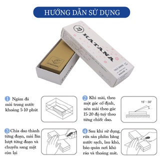 Đá mài dao NANIWAxKATANA độ mịn cao 3000 NKP-3000C