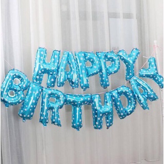 Dây bóng chữ happy birthday,  trang trí sinh nhật  , YẾN NHI SHOP