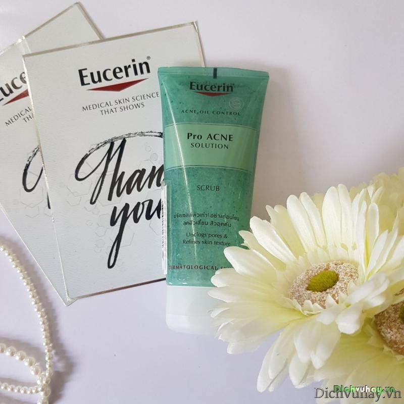 Ảnh Eucerin Gel Tẩy Da Chết Da Mụn Eucerin Pro ACNE Solution Scrub 100ml 2