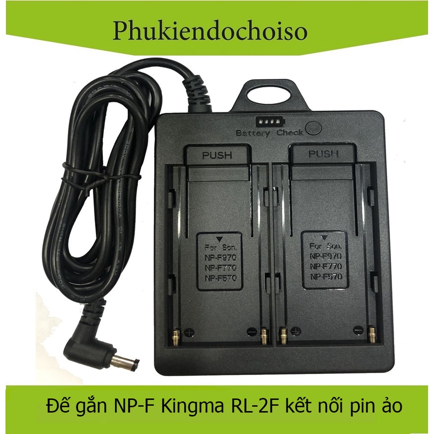 SmallRig 4884 D-Tap to Dual-Sided NP-F Dummy Battery Power Cable