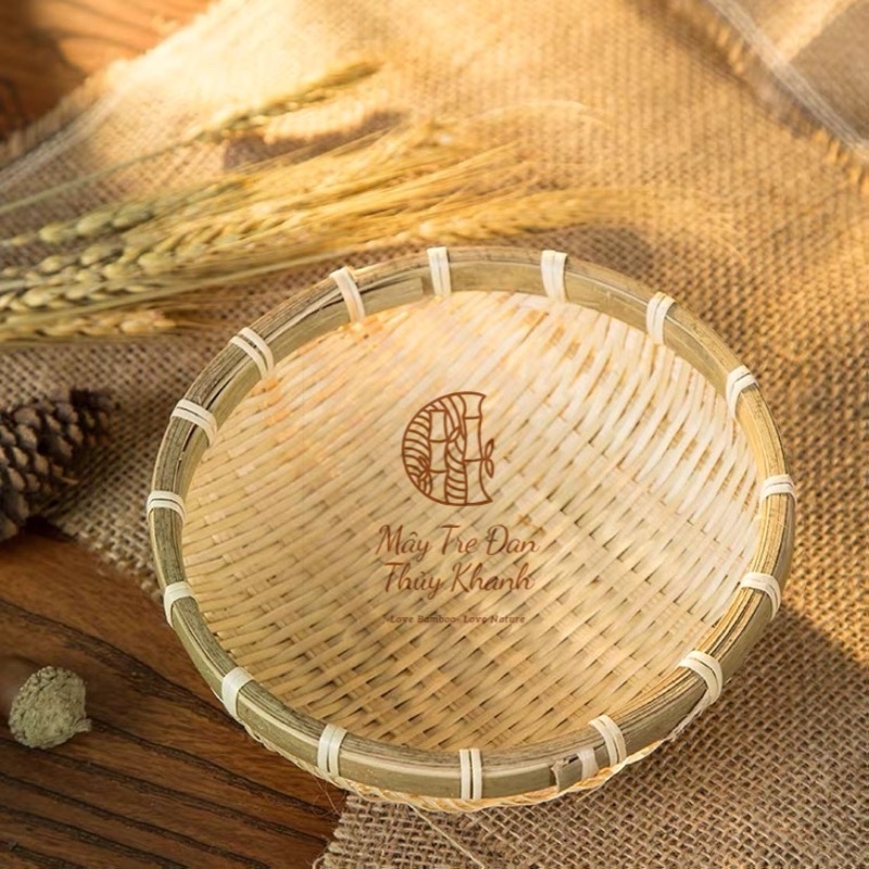 Rá tre rổ tre tí trang trí rổ rá đựng hạt hướng dương | Shopee Việt Nam