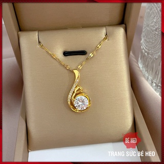 Dây chuyền titan hoa hồng sang trọng BHDC271 Trang sức Bé Heo