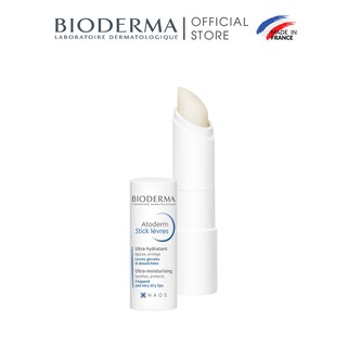 Son dưỡng môi khô nứt nẻ và tổn thương Bioderma Atoderm Stick Levres - 4g