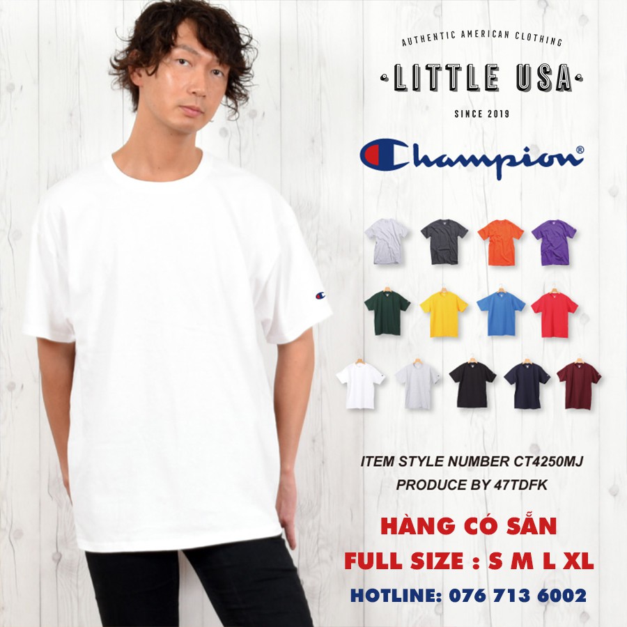 Basic champion tee best sale