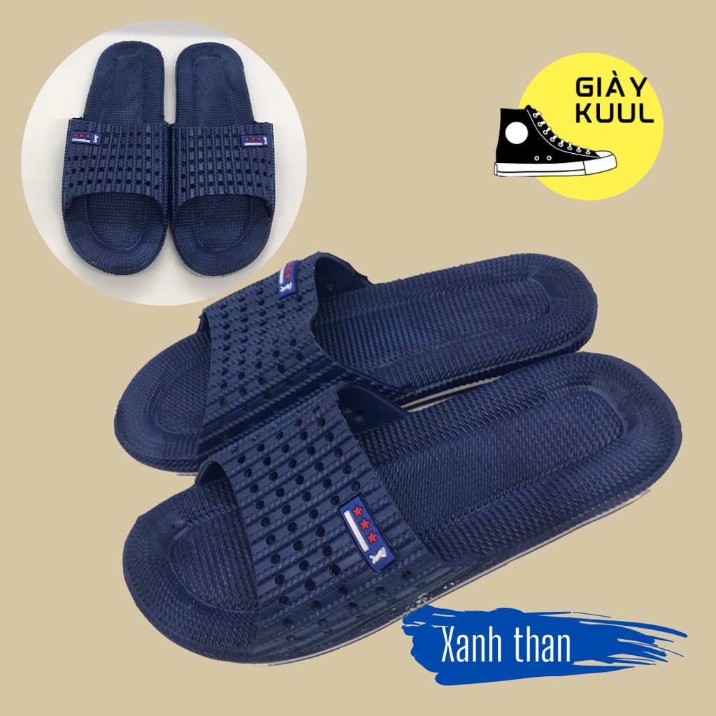 Dép nhựa đúc siêu bền đi trong nhà, văn phòng, nhà tắm, chống trơn trượt size 36 43 618
