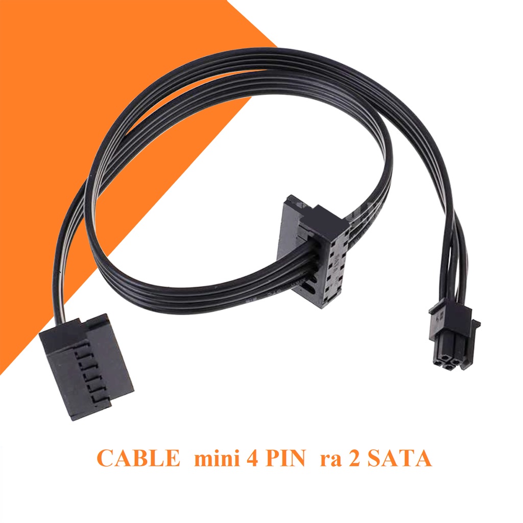 CÁP NGUỒN MINI 4 PIN RA 2 SATA | Shopee Việt Nam