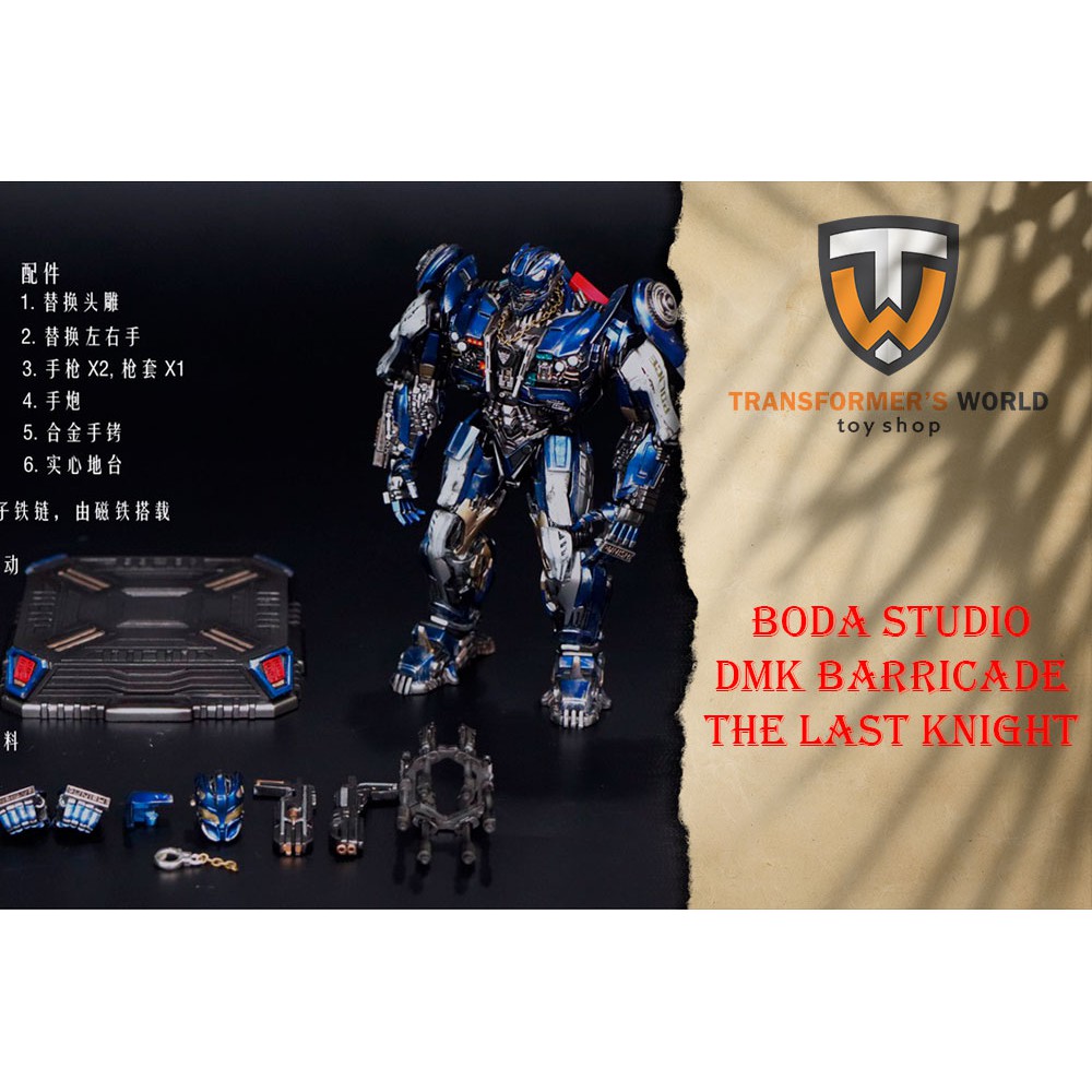 Mô hình Boda Studio DMK Transformers Barricade TLK | Shopee Việt Nam