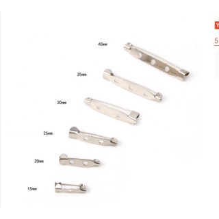 Ghim cài áo trơn, kim/ gim băng kim loai, size 20/25mm to, nhỏ mini, phụ kiện làm nơ, hoa,váy, vest  nam nữ rẻ