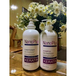 Cặp Dầu Gội Xả Siêu Thơm Siêu Mượt Tóc Nano PLus Collagen 2000ml