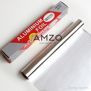 AMZO_GIẤY BẠC NƯỚNG BẰNG NHÔM CAO CẤP DÙNG CHO LÒ NƯỚNG, NỒI CHIÊN KHÔNG DẦU 30CMx3M/ 45CMx3M