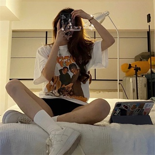 Áo thun HIIXIIVI 100% cotton tay ngắn cổ tròn phong cách Hàn Quốc thời trang mùa hè 2022