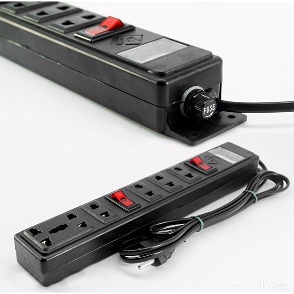 Ổ cắm điện Lý Trung (ĐEN DÀI) C20