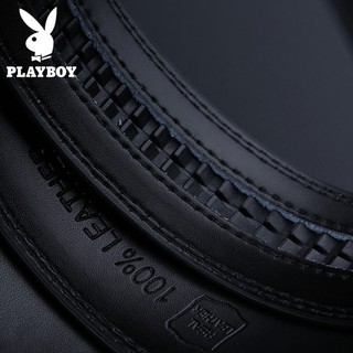 Thắt lưng nam Playboy Thắt lưng da bò mặc da thật Thắt lưng nam
