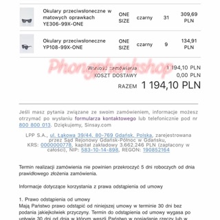 [1/3] Kính mát Nữ Sinsay vợt sale Ba Lan - mát mắt , chống tia UV - bill mua hàng chính hãng site chủ Sinsay - PHỒNG ỀNH